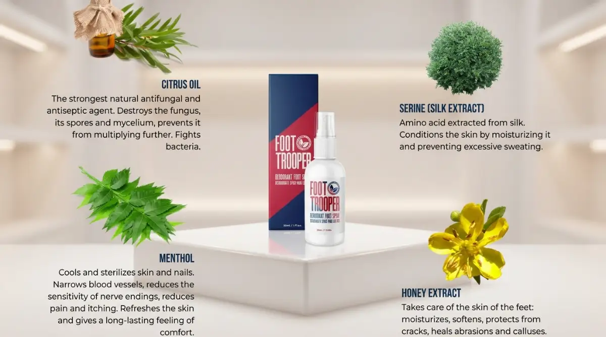 "I was terrified of taking my shoes off in public... until I tried this 1-step military-grade foot spray."